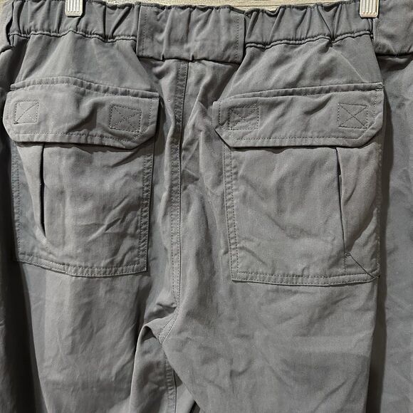 Duluth Trading Co Flex Waist 100% Nylon Pants Large 32” Inseam Gray Hiking - Picture 6 of 7
